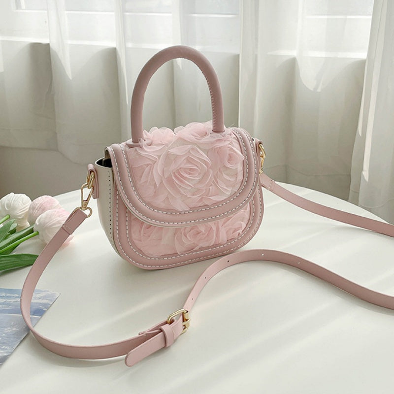 DIY PU Leather Handbag Kit for Beginners – Handmade Crossbody Shoulder Bag Sewing Kit with Pre-Cut Materials & Video Tutorial
