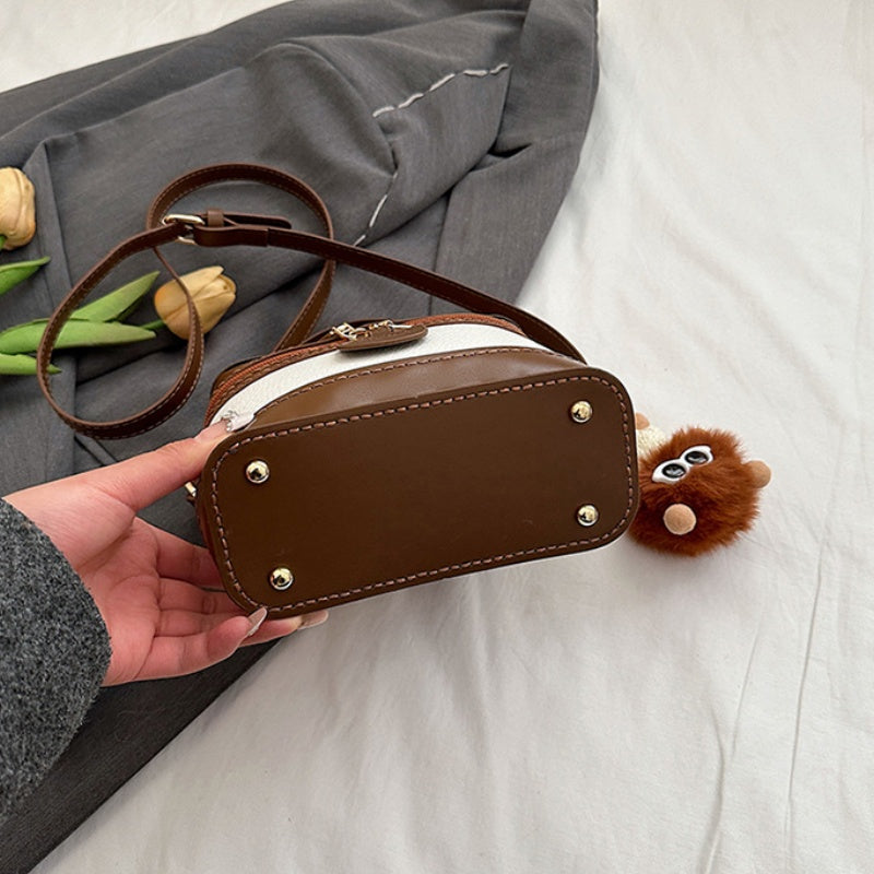 DIY PU Leather Mini Tote Bag Kit – Handmade Crossbody & Shoulder Handbag Craft Kit for Beginners with Video Tutorial