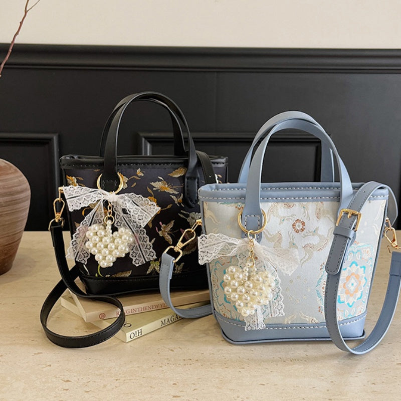DIY PU Leather Tote Bag Kit | Beginner-Friendly Commuter Shoulder Handbag Craft Set with Video Tutorial