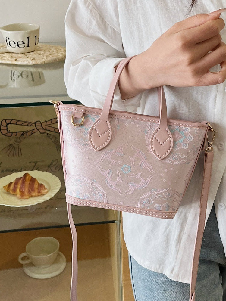 DIY PU Tote Bag Kit – Handmade Shoulder Handbag Craft Set for Beginners with Video Tutorial