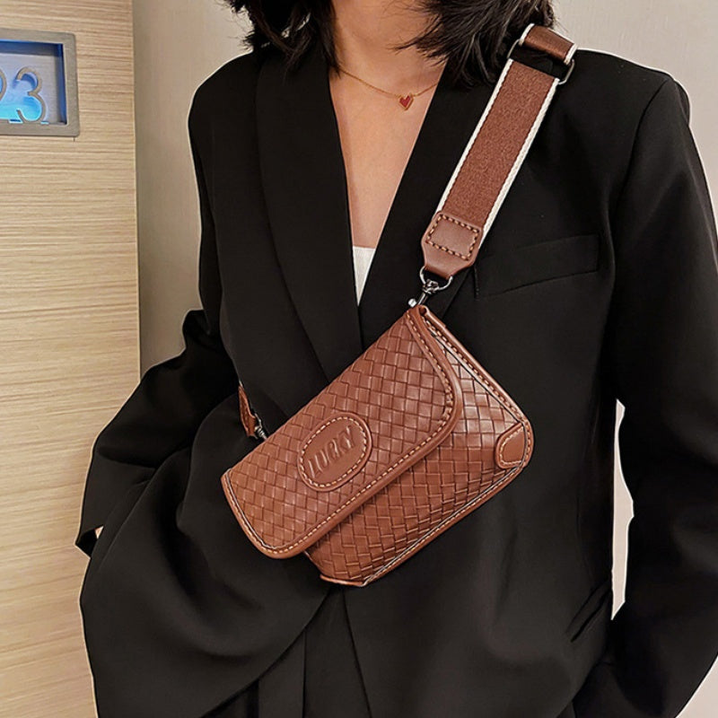 DIY PU Leather Crossbody Bag Kit – Handmade Mini Shoulder Bag Craft Kit for Beginners with Video Tutorial (Slim Everyday Purse)