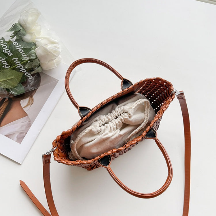 DIY Handmade PU Leather Tote Bag Kit for Beginners | Easy Sewing Crossbody Shoulder Handbag with Video Tutorial Gift Set