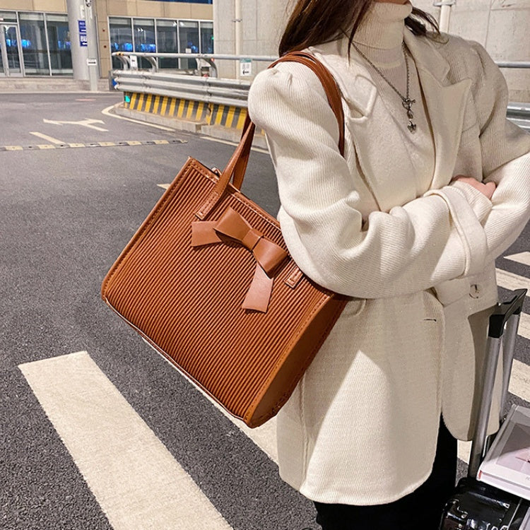 DIY Large PU Leather Handbag Kit for Beginners – Handmade Shoulder Tote Sewing Kit with Video Tutorial & Complete Materials