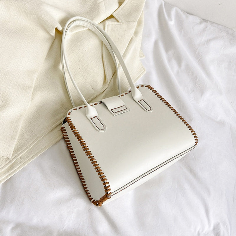 DIY Handcrafted PU Leather Handbag Kit – Beginner Sewing Set with Pre-Cut Materials & Video Tutorial | Crossbody / Shoulder / Top Handle Bag