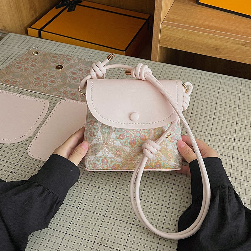 DIY PU Leather Handbag Kit | Beginner-Friendly Crossbody & Handheld Purse Craft Set with Video Tutorial