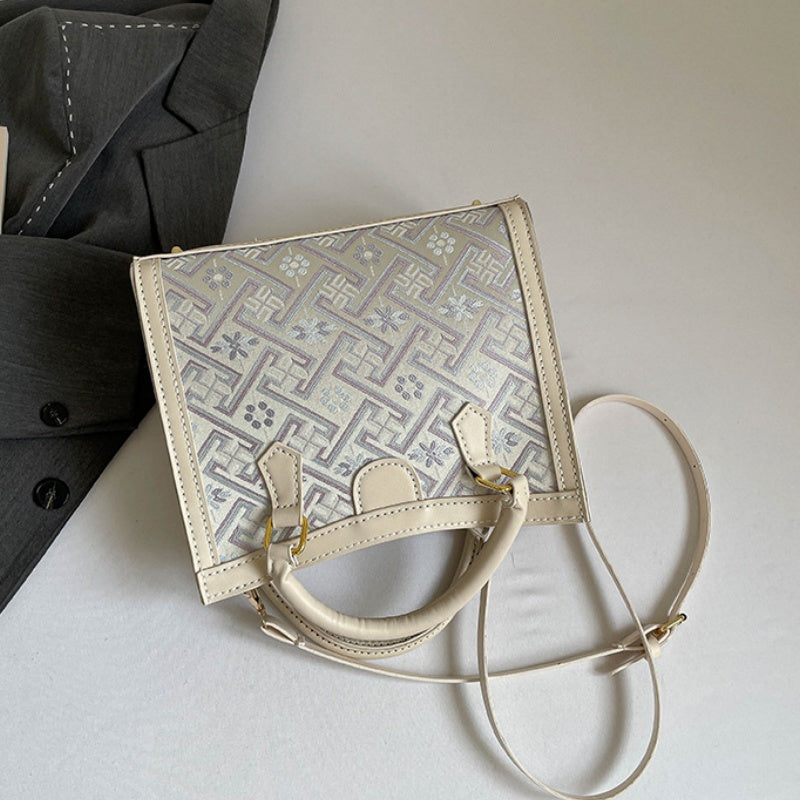 DIY PU Leather Handbag Kit – Beginner-Friendly Handmade Tote Bag Craft Set with Video Tutorial (Shoulder / Crossbody / Hand Carry)