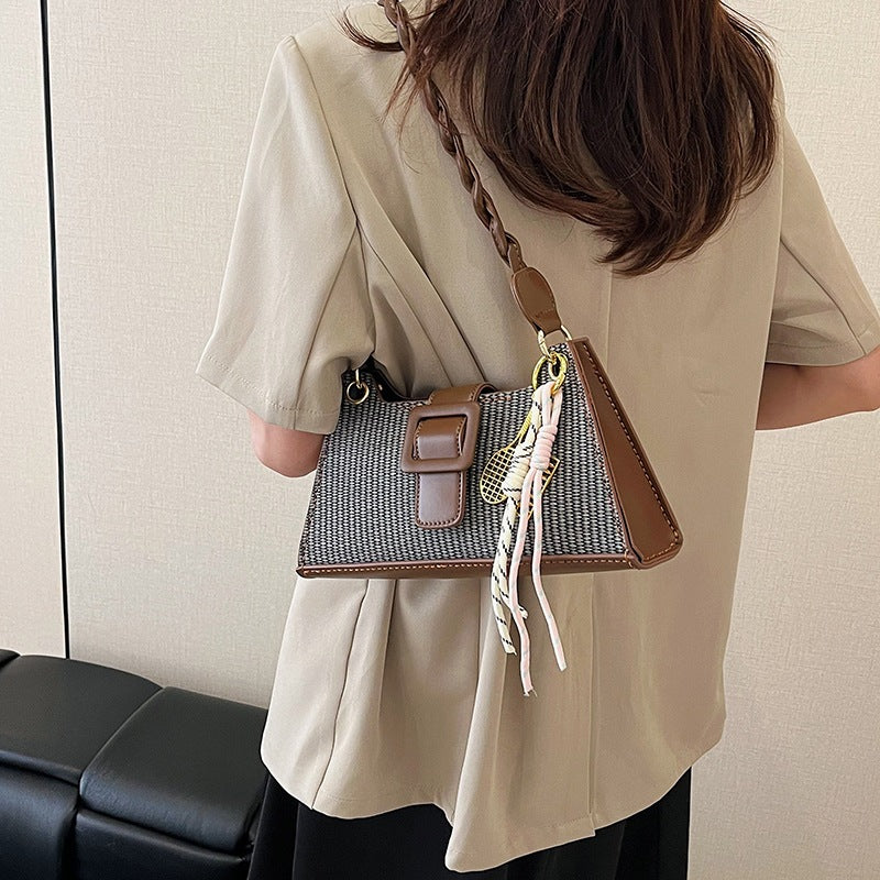 DIY Handmade PU Leather Shoulder Bag Kit – Beginner-Friendly Craft Set with Pre-Cut Materials & Step-by-Step Video Tutorial | Crossbody & Hand Carry Bag