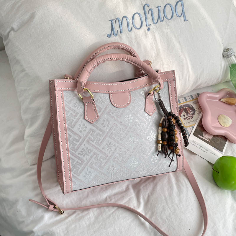 DIY PU Leather Handbag Kit with Shoulder Strap | Beginner Friendly Handmade Tote Bag Craft Set with Video Tutorial