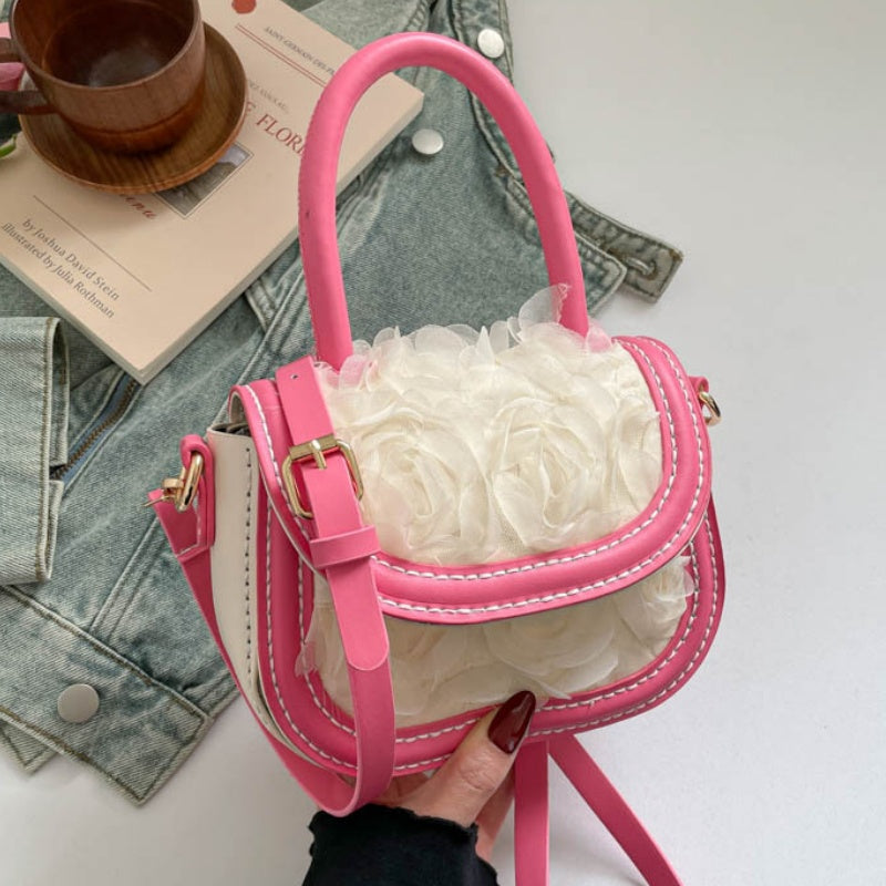 DIY PU Leather Handbag Kit for Beginners – Handmade Crossbody Shoulder Bag Sewing Kit with Pre-Cut Materials & Video Tutorial