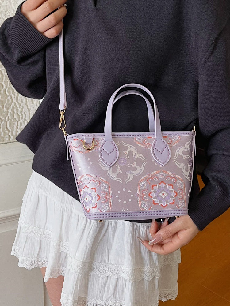 DIY PU Tote Bag Kit – Handmade Shoulder Handbag Craft Set for Beginners with Video Tutorial