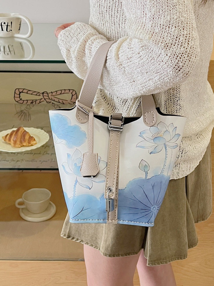 DIY PU Leather Handbag Kit for Beginners | Complete Handmade Tote Bag Sewing Craft Kit with Video Tutorial