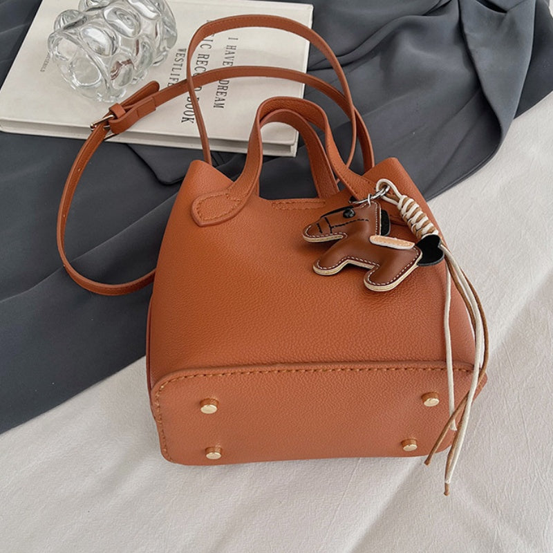 DIY Horse Handbag Kit for Beginners | PU Leather Tote Bag Sewing Craft Kit with Video Tutorial | Handmade Crossbody & Shoulder Bag DIY Set