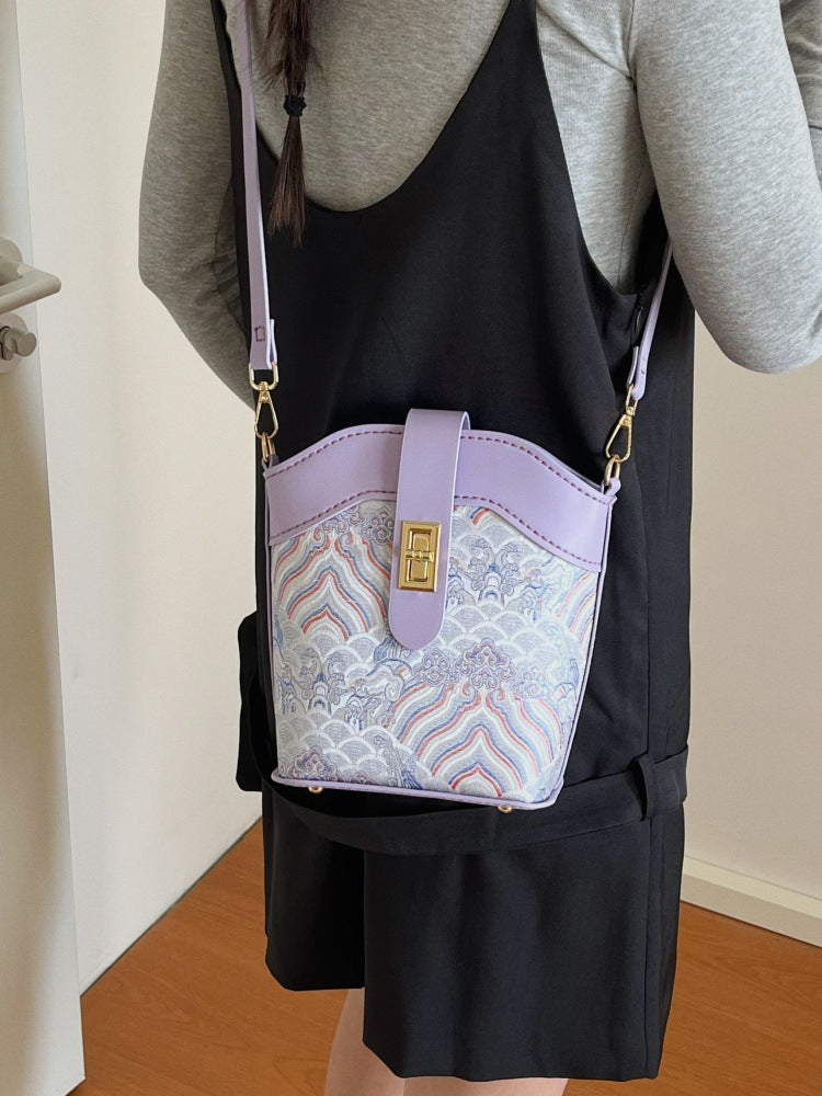 DIY PU Handbag Kit – Handmade Mini Tote Shoulder Bag Craft Set for Beginners with Video Tutorial