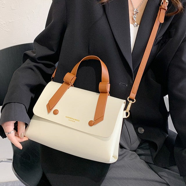 DIY Handmade PU Leather Handbag Kit – Beginner-Friendly Sewing Set with Pre-Cut Materials & Video Tutorial | Adjustable Shoulder & Crossbody Bag