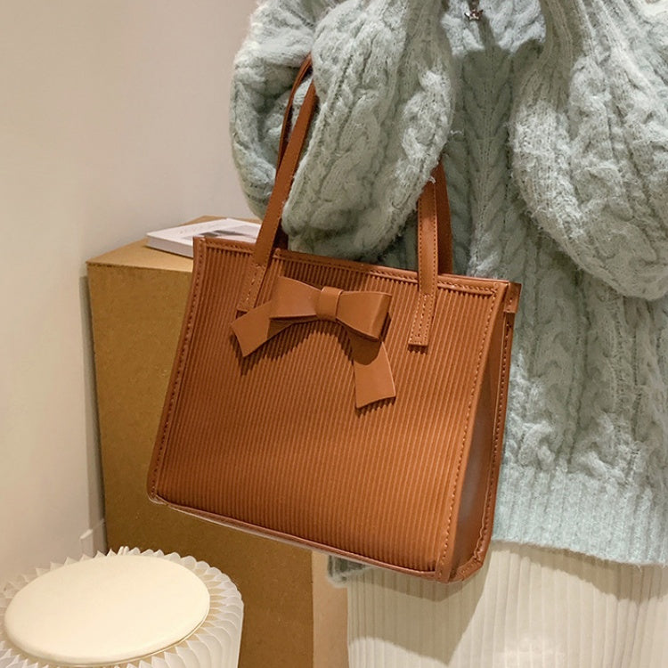 DIY Large PU Leather Handbag Kit for Beginners – Handmade Shoulder Tote Sewing Kit with Video Tutorial & Complete Materials
