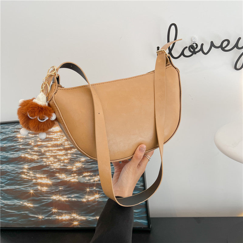 DIY Handmade PU Leather Shoulder Bag Kit – Beginner-Friendly Craft Set with Pre-Cut Materials & Step-by-Step Video Tutorial | Crossbody Adjustable Strap Bag