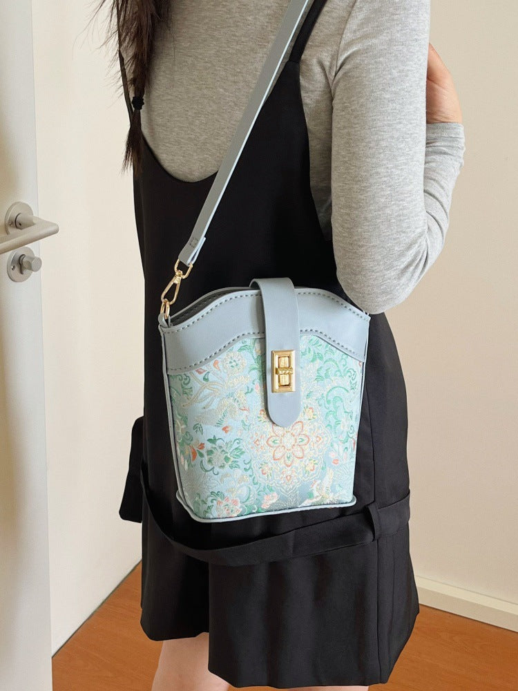 DIY PU Handbag Kit – Handmade Mini Tote Shoulder Bag Craft Set for Beginners with Video Tutorial