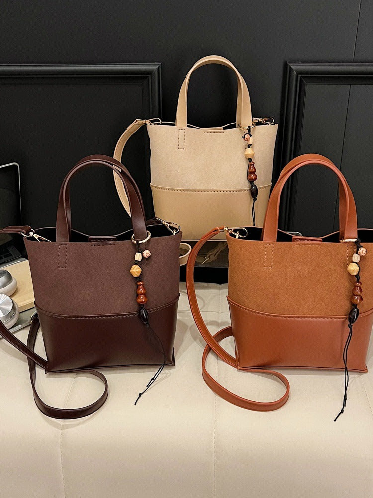 DIY Leather Handbag Kit – Beginner-Friendly 8-Minute Craft Set | Pre-Cut & Pre-Processed Materials | Handmade Crossbody/Shoulder Tote Bag Gift Set