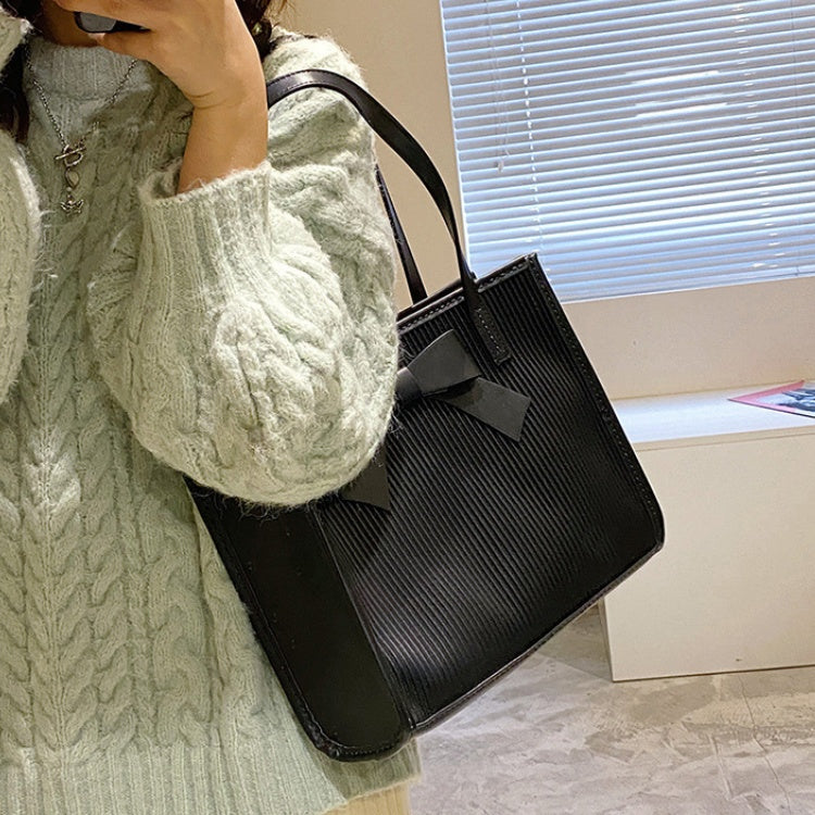 DIY Large PU Leather Handbag Kit for Beginners – Handmade Shoulder Tote Sewing Kit with Video Tutorial & Complete Materials