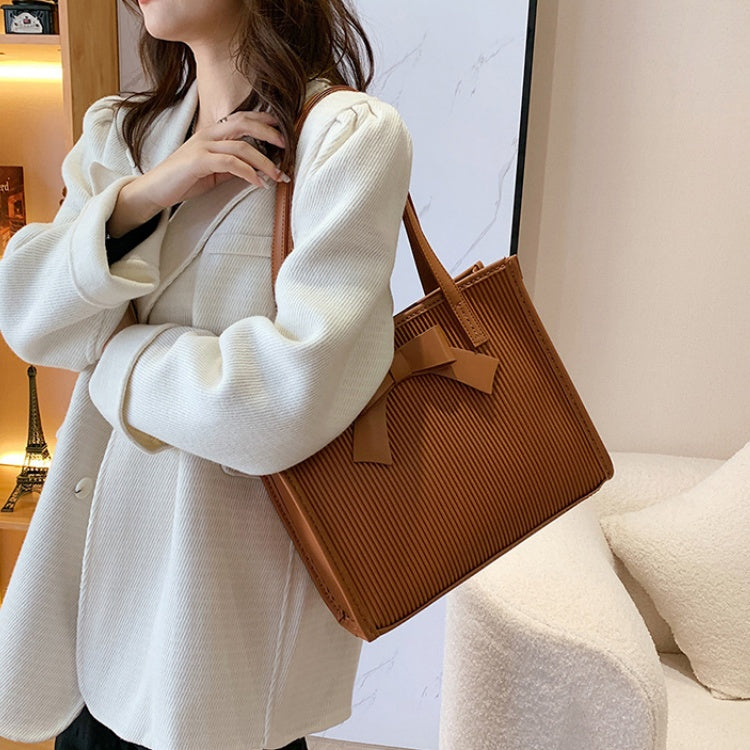 DIY Large PU Leather Handbag Kit for Beginners – Handmade Shoulder Tote Sewing Kit with Video Tutorial & Complete Materials