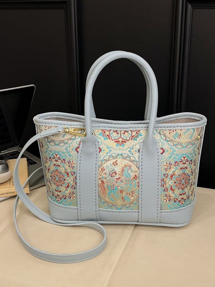 DIY Handbag Craft Kit | Beginner-Friendly PU Leather Tote Bag Set | 8-Min Easy Handmade Shoulder & Crossbody Bag Kit