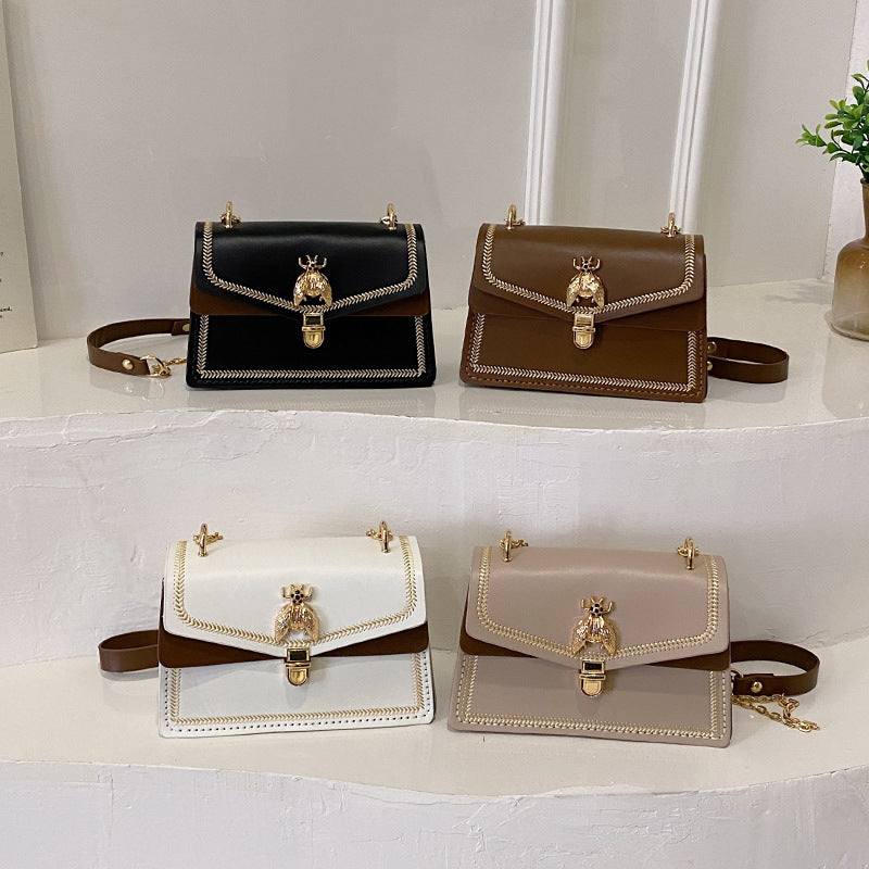 DIY PU Leather Handbag Making Kit for Beginners – Pre-Cut Shoulder & Crossbody Bag Sewing Craft Kit with Video Tutorial