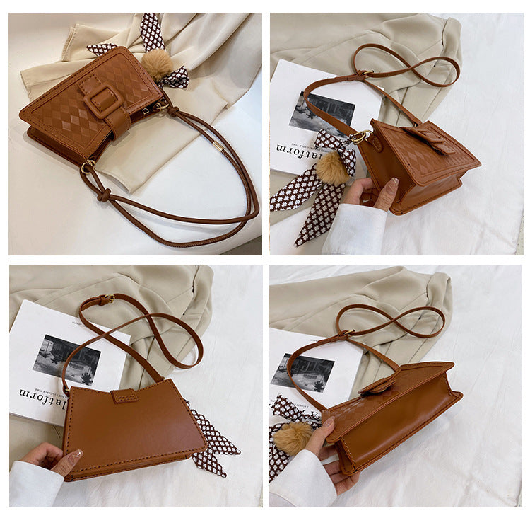 DIY Handmade PU Leather Handbag Kit – Beginner-Friendly Craft Set with Pre-Cut Materials &amp; Video Tutorial | Compact Crossbody &amp; Top Handle Bag