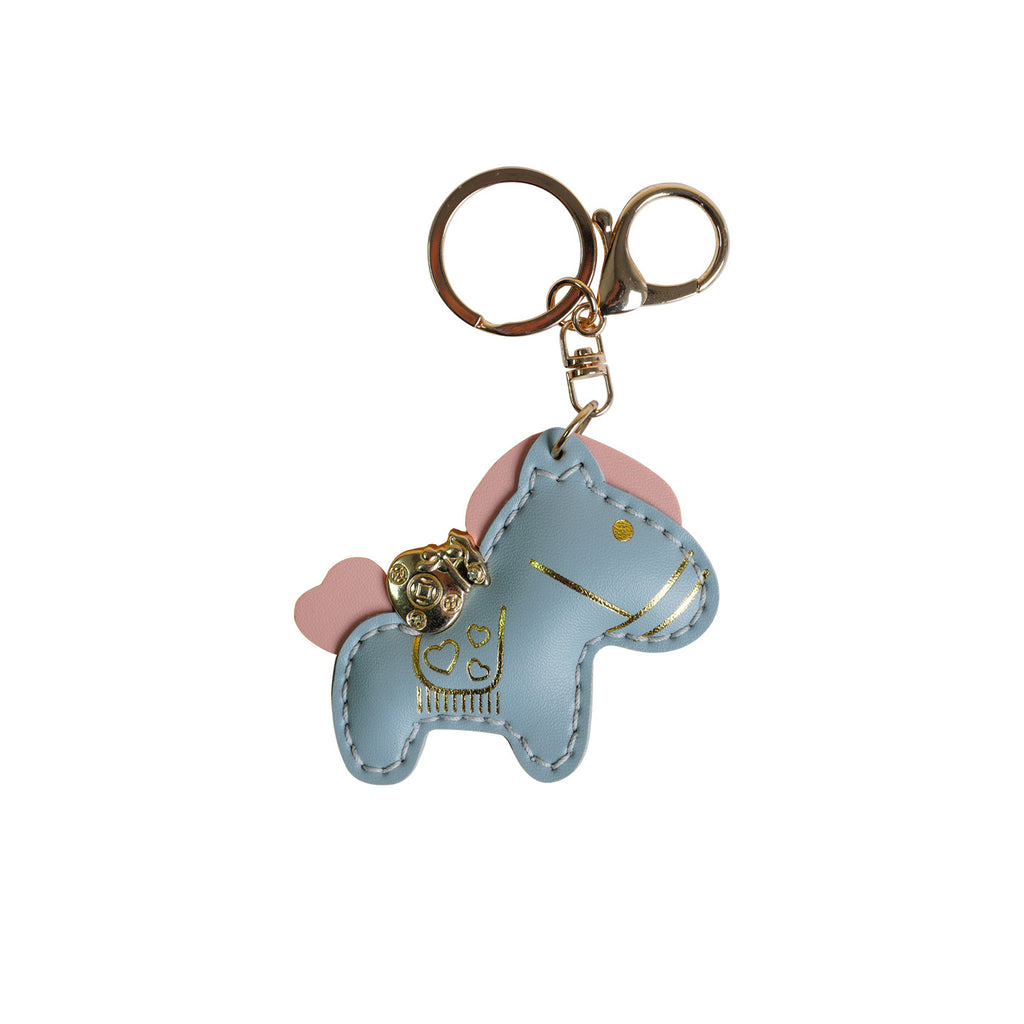 DIY Horse Keychain Craft Kit | Beginner-Friendly Handmade PU Leather Keychain Set | 8-Min Easy Sewing Gift Kit