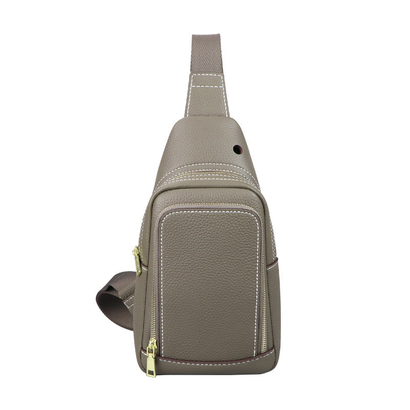 DIY Men's Leather Sling Bag Kit – Full-Grain Leather Crossbody Bag Making Kit
