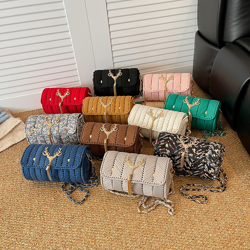 DIY PU Leather Mini Handbag Kit – Handmade Crossbody & Shoulder Bag Craft Kit for Beginners with Video Tutorial
