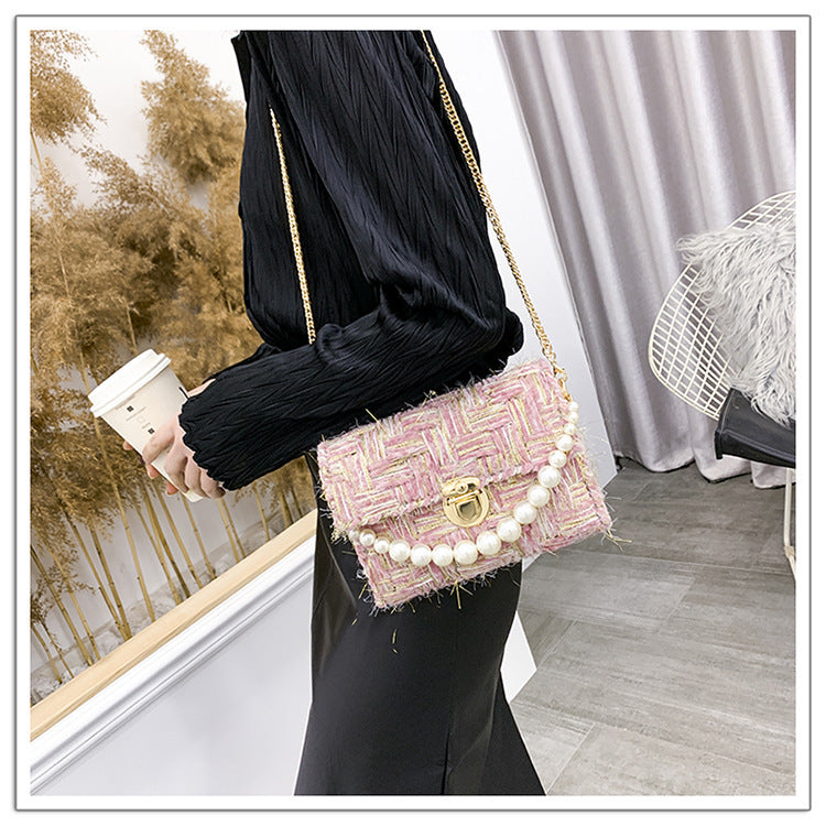 DIY Handmade Handbag Kit | Beginner-Friendly 8-Minute Craft Tote Bag Set | Pre-Ready Weaving Shoulder & Crossbody Bag