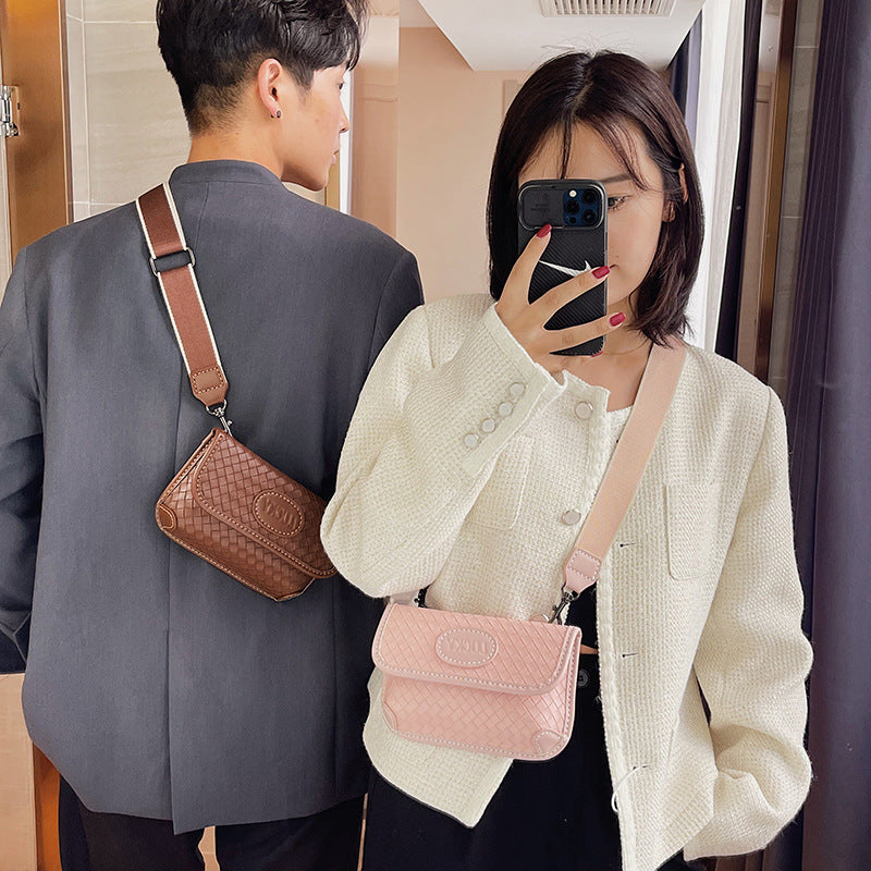 DIY PU Leather Crossbody Bag Kit – Handmade Mini Shoulder Bag Craft Kit for Beginners with Video Tutorial (Slim Everyday Purse)
