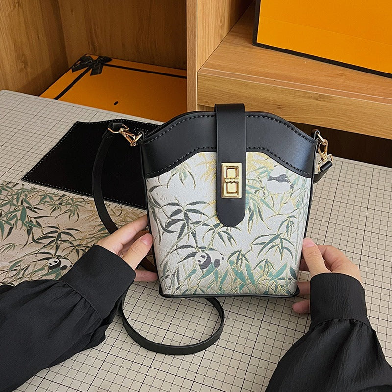 DIY PU Handbag Kit – Handmade Mini Tote Shoulder Bag Craft Set for Beginners with Video Tutorial
