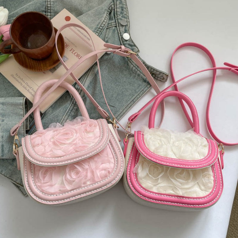 DIY PU Leather Handbag Kit for Beginners – Handmade Crossbody Shoulder Bag Sewing Kit with Pre-Cut Materials & Video Tutorial