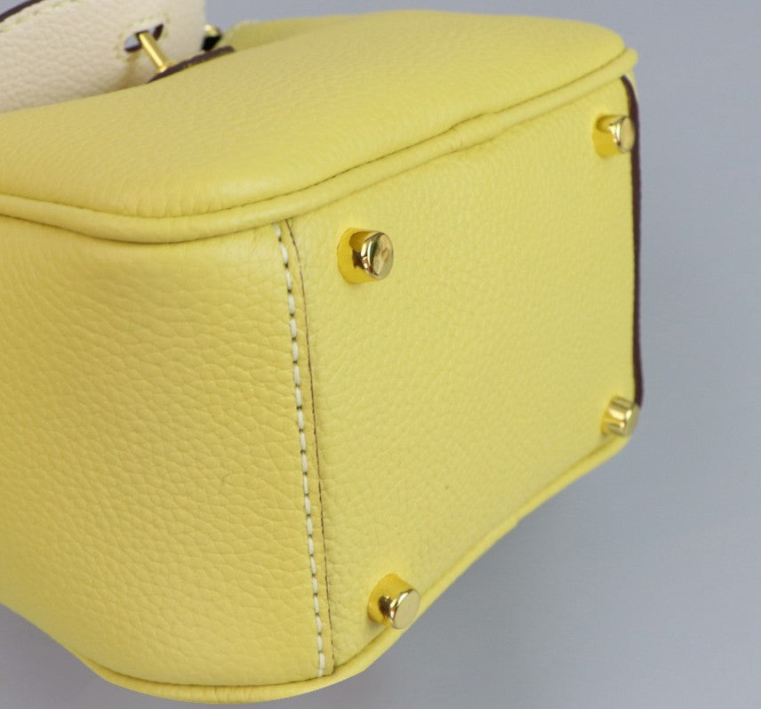 DIY Leather Shoulder Bag Kit – Beginner Top-Grain Cowhide Handmade Handbag