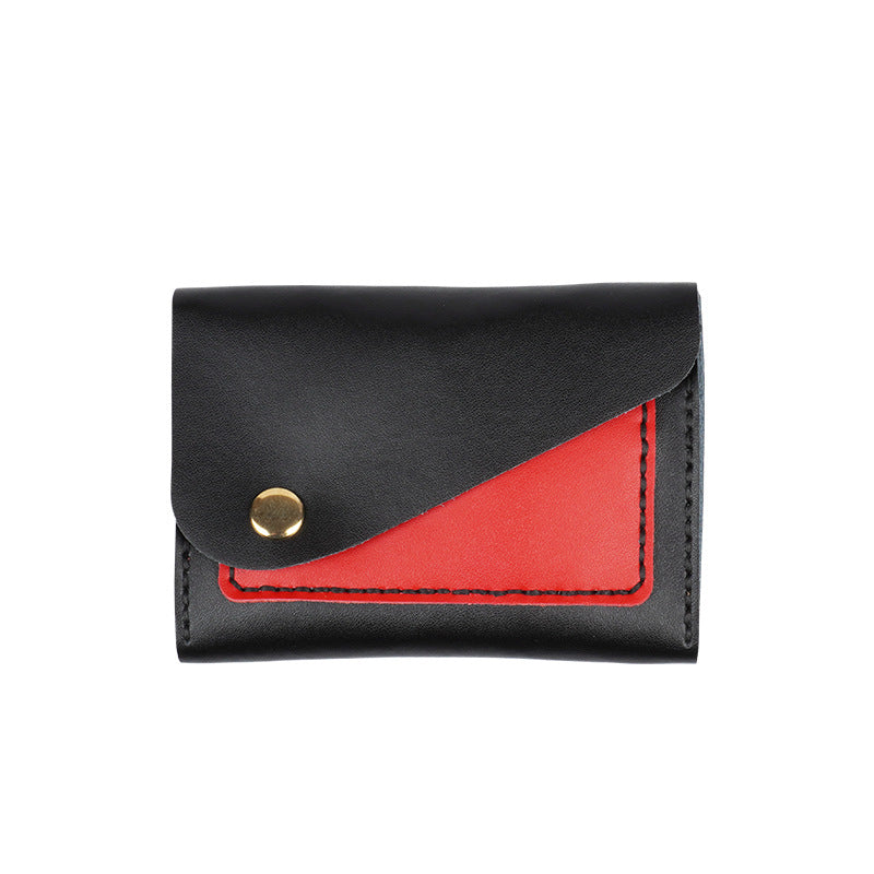 DIY Leather Coin Purse & Card Holder Kit for Beginners – Handmade Cowhide Wallet with Video Tutorial & Complete Sewing Kit