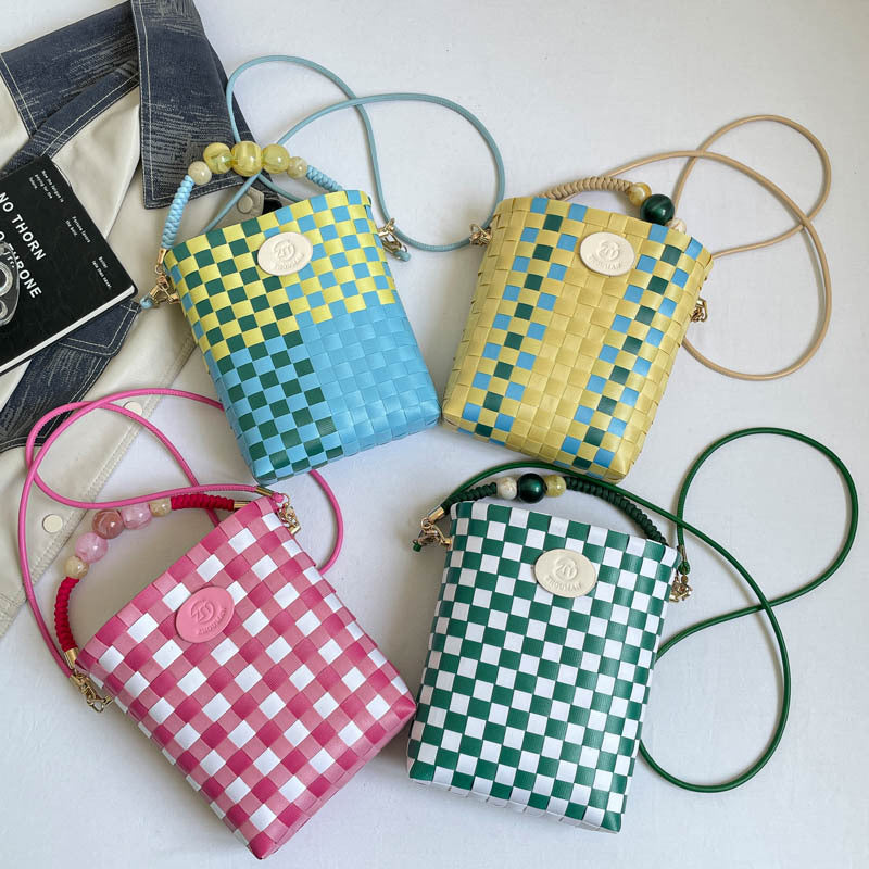 DIY Woven Handbag Kit | Beginner-Friendly PP Shoulder Bag Craft Set with Video Tutorial