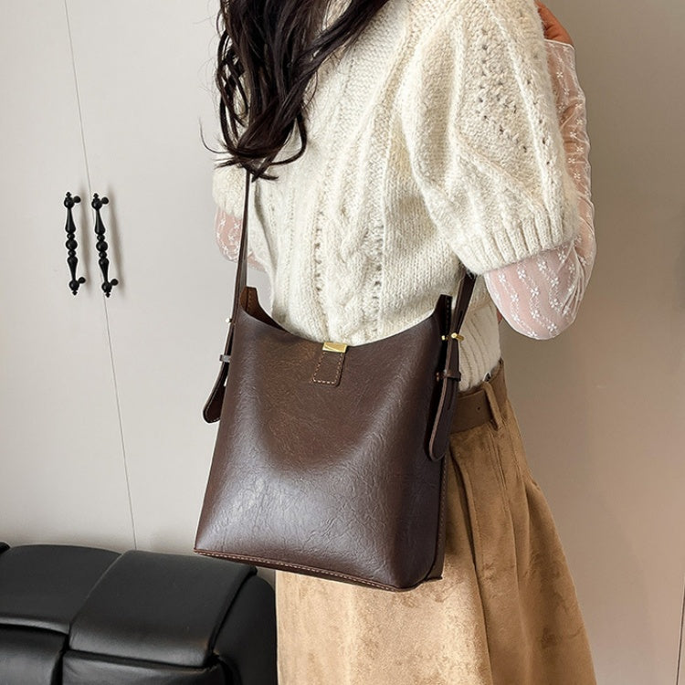 DIY PU Leather Shoulder Bag Kit – Beginner-Friendly Handmade Crossbody Bag Set with Pre-Cut Materials & Video Tutorial