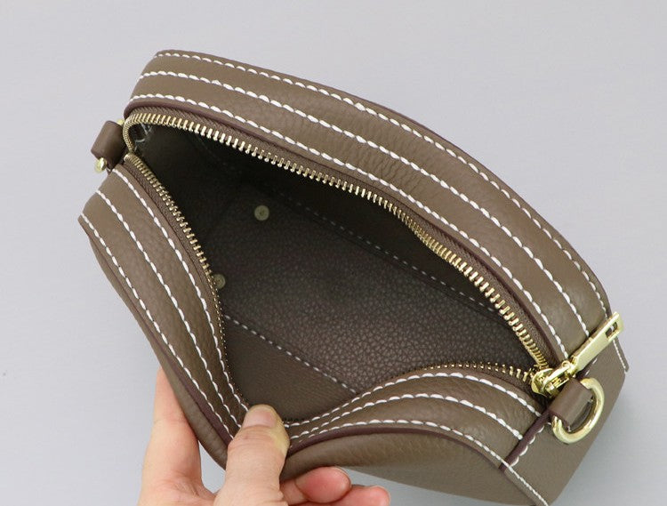 DIY Leather Crossbody Bag Kit – Beginner Handmade Shoulder Bag Making Kit