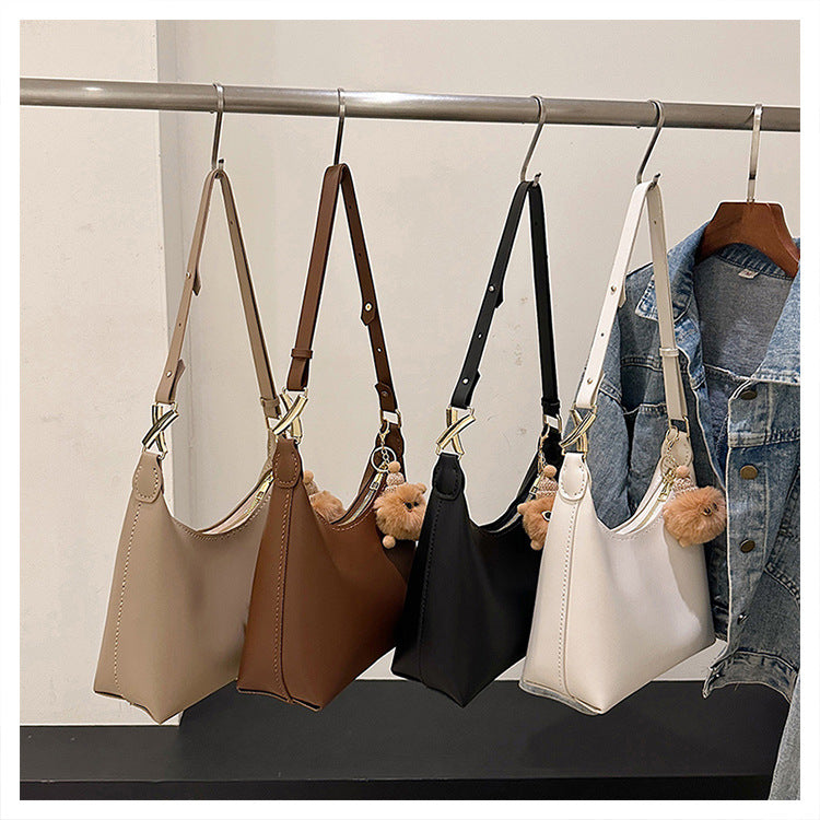 DIY PU Leather Tote Bag Kit for Beginners – Handmade Shoulder & Crossbody Bag Craft Set with Video Tutorial