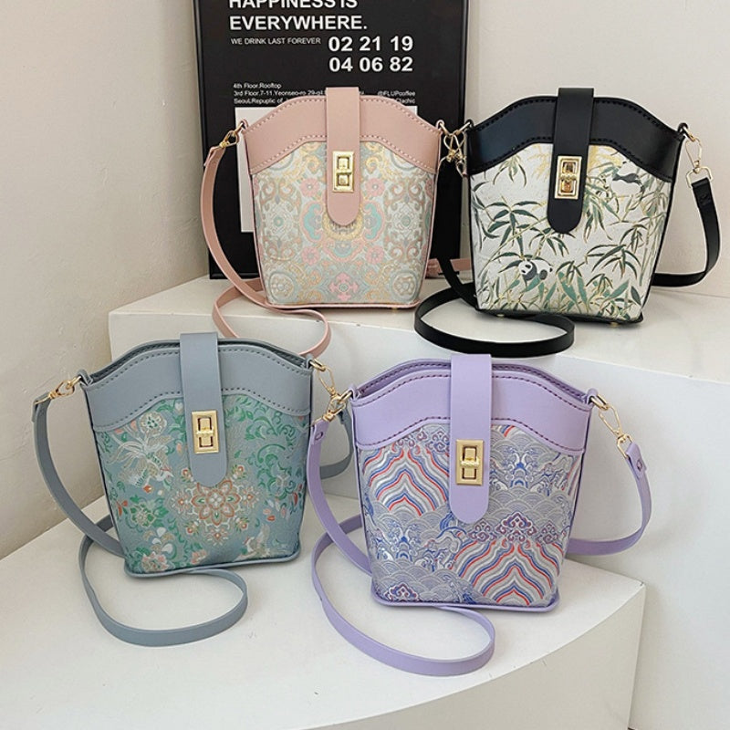 DIY PU Handbag Kit – Handmade Mini Tote Shoulder Bag Craft Set for Beginners with Video Tutorial
