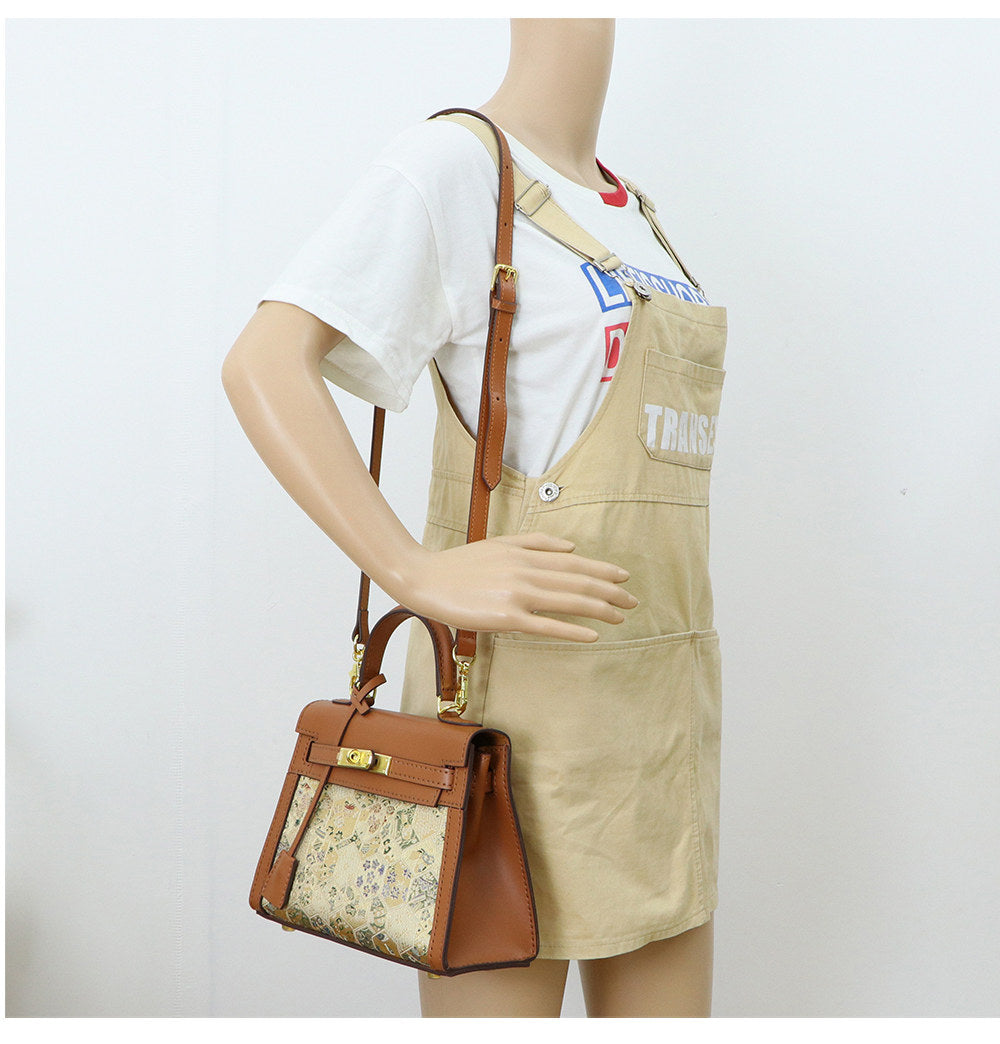 DIY Leather & Fabric Bag Kit – Beginner Crossbody, Shoulder & Handbag Making Kit