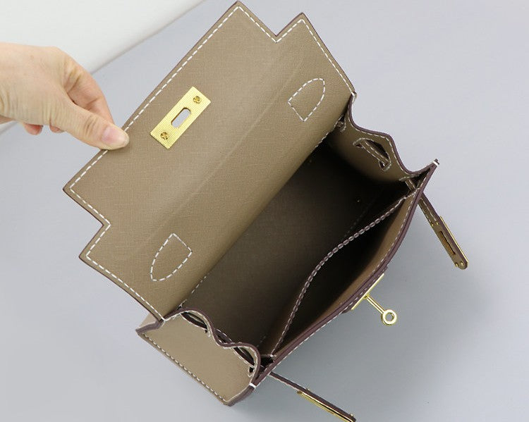 DIY Leather Shoulder Bag Kit – Beginner Crossbody & Handbag Making Kit
