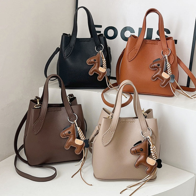 DIY Horse Handbag Kit for Beginners | PU Leather Tote Bag Sewing Craft Kit with Video Tutorial | Handmade Crossbody & Shoulder Bag DIY Set