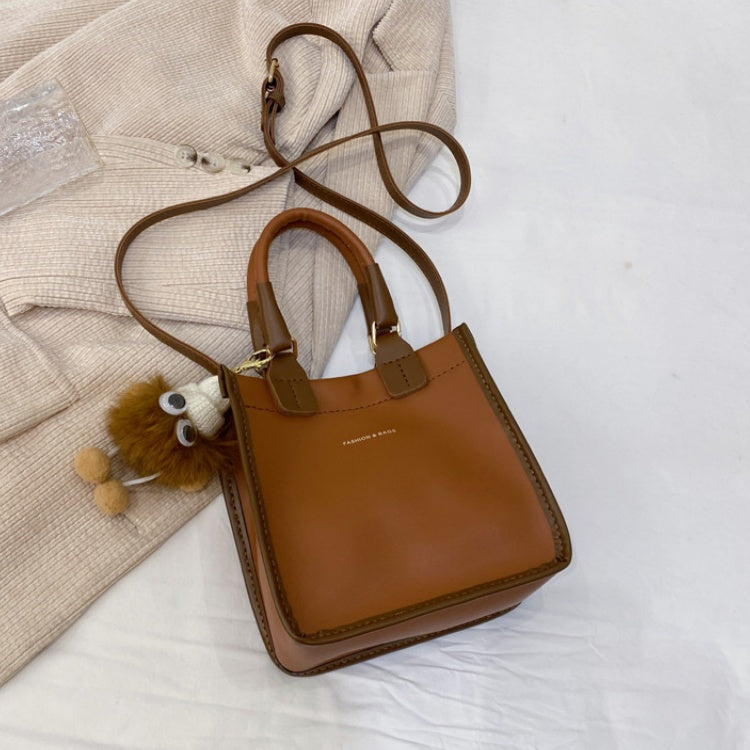 DIY PU Leather Handbag Kit for Beginners – Handmade Crossbody Tote Bag Sewing Kit with Adjustable Strap & Video Tutorial