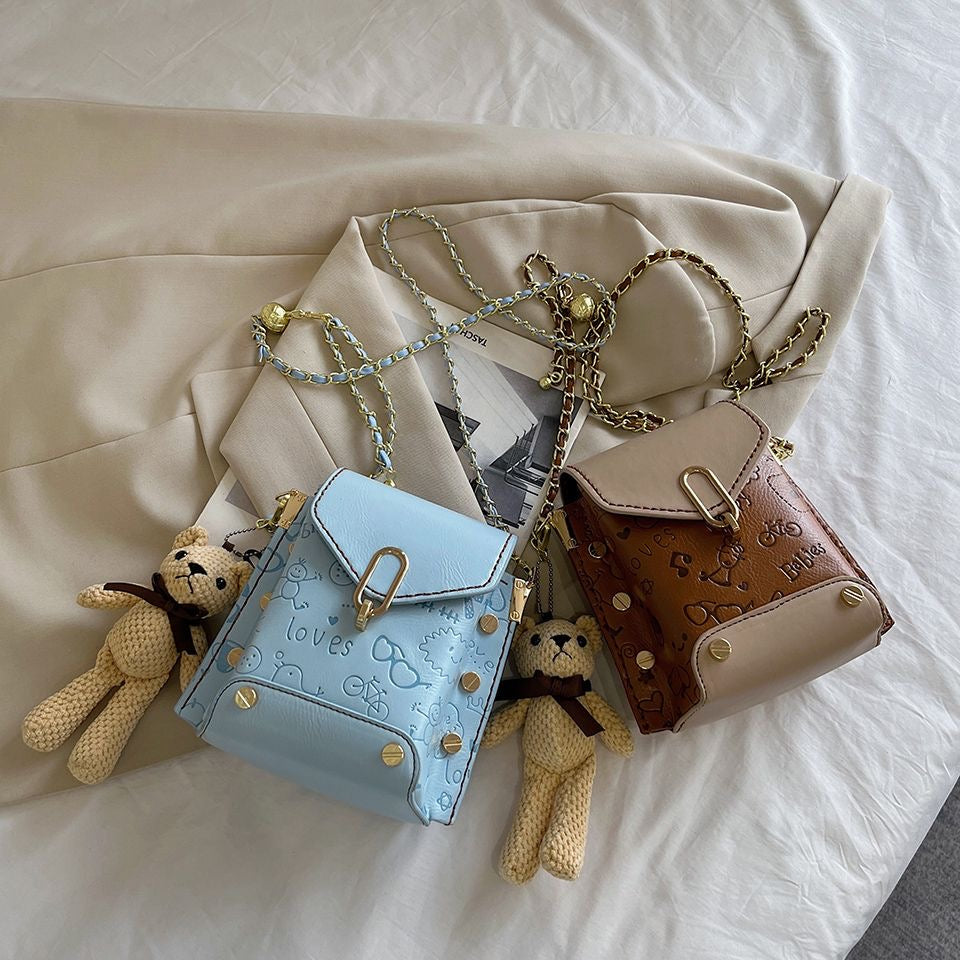 DIY PU Leather Shoulder Bag Kit for Beginners | Handmade Crossbody Purse Sewing Craft Set with Video Tutorial | DIY Fashion Bag Kit