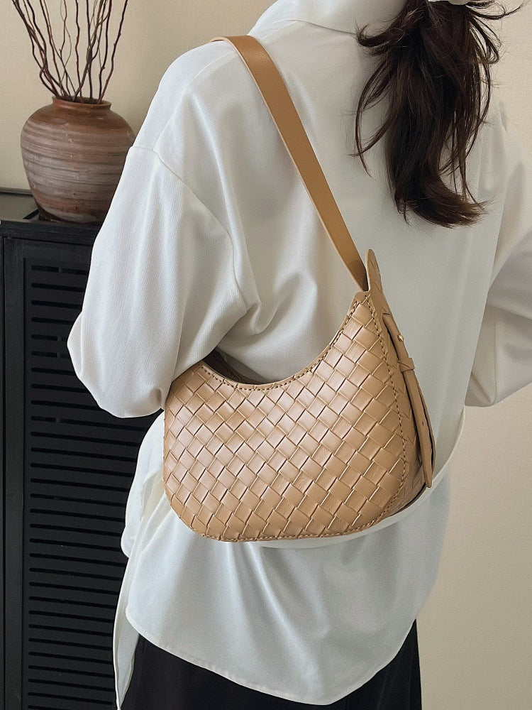 DIY PU Leather Tote Bag Kit for Beginners – Handmade Shoulder Handbag Sewing Kit with Video Tutorial & Complete Materials
