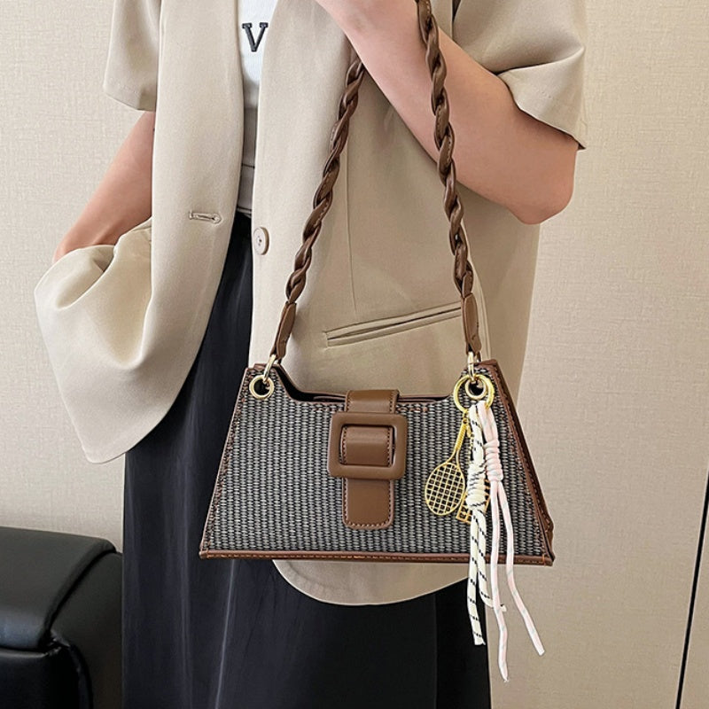 DIY Handmade PU Leather Shoulder Bag Kit – Beginner-Friendly Craft Set with Pre-Cut Materials & Step-by-Step Video Tutorial | Crossbody & Hand Carry Bag