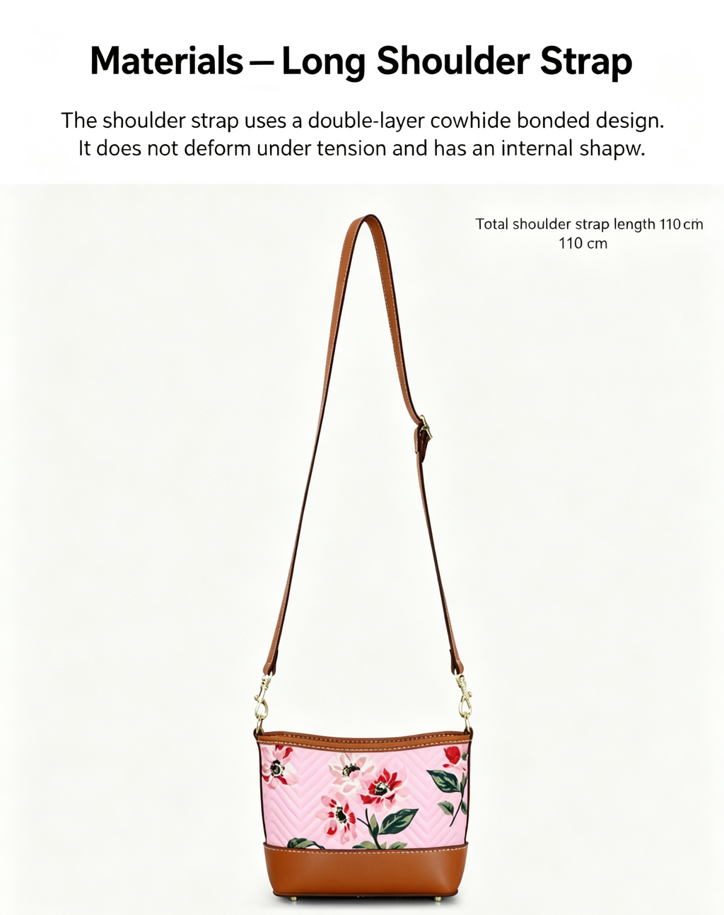DIY Leather Crossbody Bag Kit – Beginner Top-Grain Cowhide Bag Making Kit