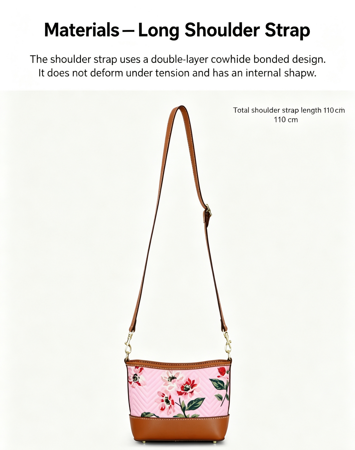 DIY Leather Crossbody Bag Kit – Beginner Top-Grain Cowhide Bag Making Kit